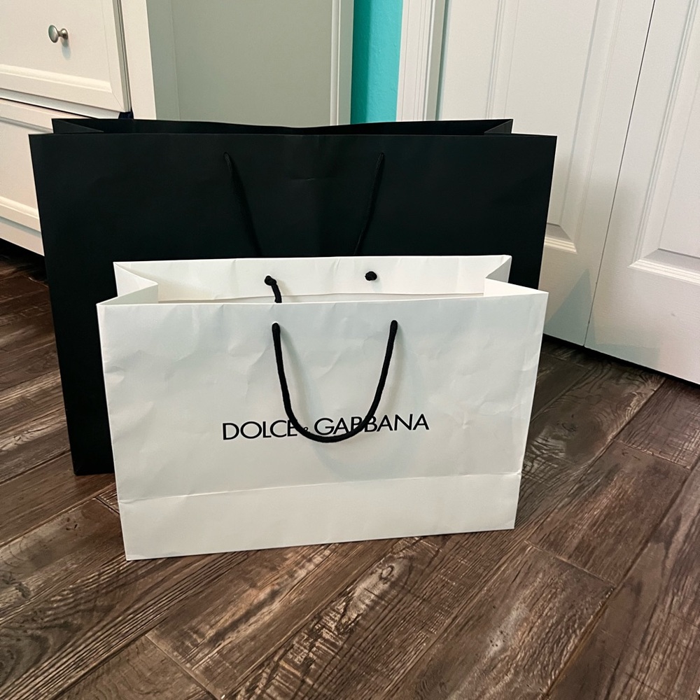 Dolce & Gabbana Black and White Shopping Bags - Picture 2 of 5